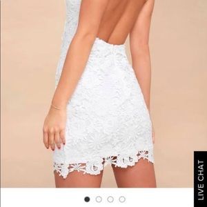 lulu’s backless Romance language dress